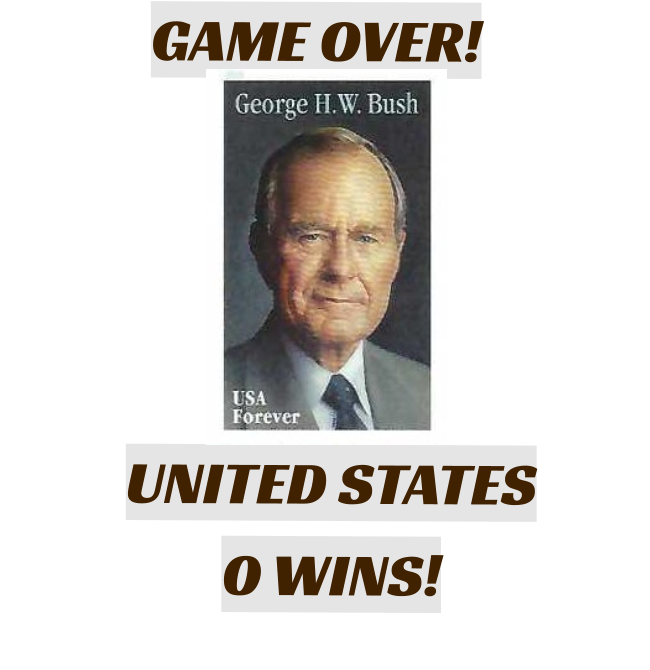 GAME OVER! UNITED STATES  0 WINS!